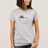 Kaffeetasse-Ratte T-Shirt (Vorderseite)