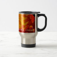Kaffeetasse Reise Entschlossenheit & Mut Büro