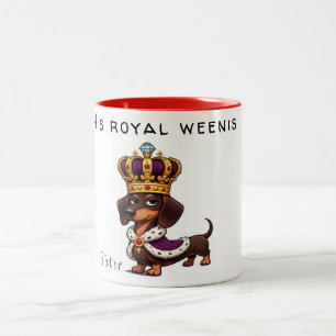 Kaffeetasse Royal Crowned Dachshund