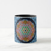 Kaffeetasse "Samadhi" (Acrylmalerei) (Zentrum)