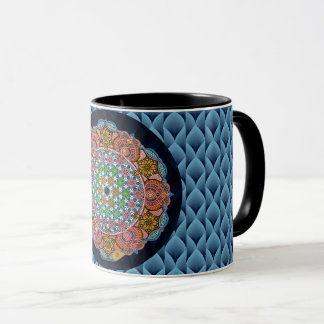 Kaffeetasse "Samadhi" (Acrylmalerei)