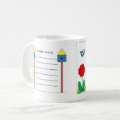 Kaffeetasse-Schlückchen-u. Plan-Vögel Kaffeetasse (Vorderseite Links)