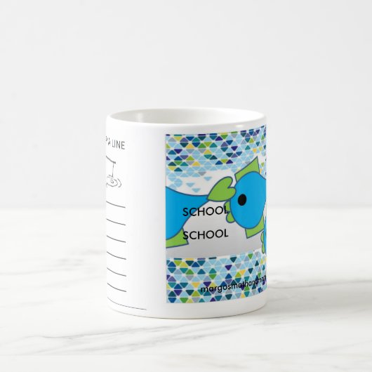 Kaffeetasse-Schlückchen und Plan-Fische Kaffeetasse (Mittel)