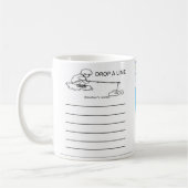 Kaffeetasse-Schlückchen und Plan-Fische Kaffeetasse (Links)