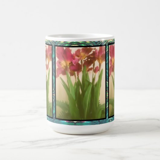 Kaffeetasse - Schöne Iris (Mittel)