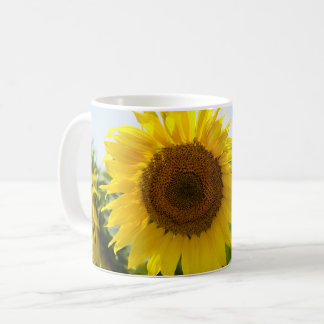 Kaffeetasse - Schönes Sonnenblumenfeld