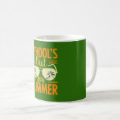 Kaffeetasse „Schulschluss für den Sommer“ (VorderseiteRechts)