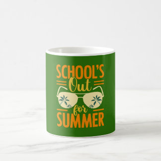 Kaffeetasse „Schulschluss für den Sommer“
