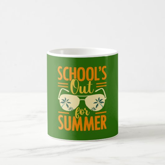 Kaffeetasse „Schulschluss für den Sommer“ (Mittel)