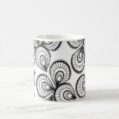 Kaffeetasse - Schwarz-Weiß-Designmuster (Mittel)