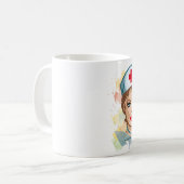 Kaffeetasse - Schwester mit Herz (Vorderseite Links)