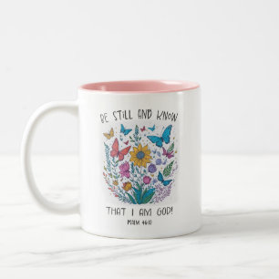 Kaffeetasse "Sei still und wisse"