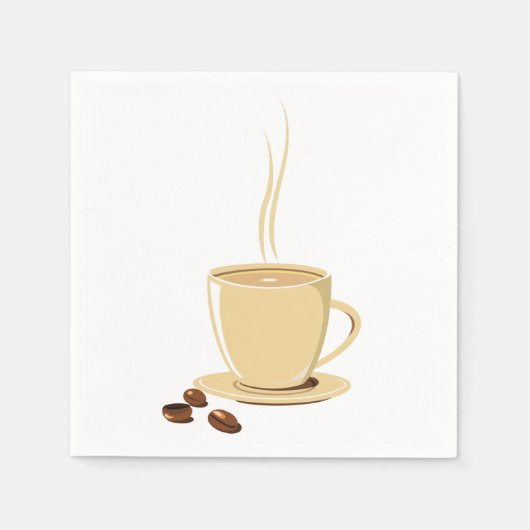 Kaffeetasse Serviette (Vorderseite)