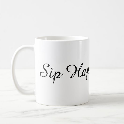 Kaffeetasse 'Sip Happens' (Links)