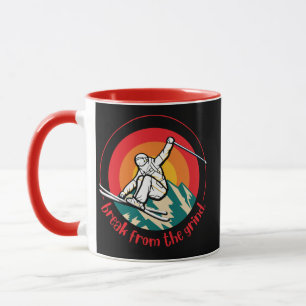 Kaffeetasse Ski Berg