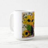 Kaffeetasse Sonnenblumen (Vorderseite Links)