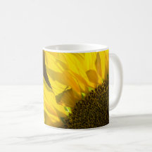 Kaffeetasse - Sonnenblumen Eleganz