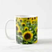 Kaffeetasse - Sonnenblumenfeld-Fotografie (Links)