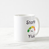 Kaffeetasse "Starterfluid" (VorderseiteRechts)