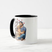 Kaffeetasse 'Stolzer Hundepapa' – Süßes Geschenk f (Vorderseite Links)