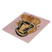 Kaffeetasse - Strudel-Entwurf Fliese/Trivet Fliese (Seite)
