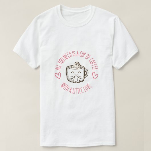 Kaffeetasse T-Shirt (Design vorne)
