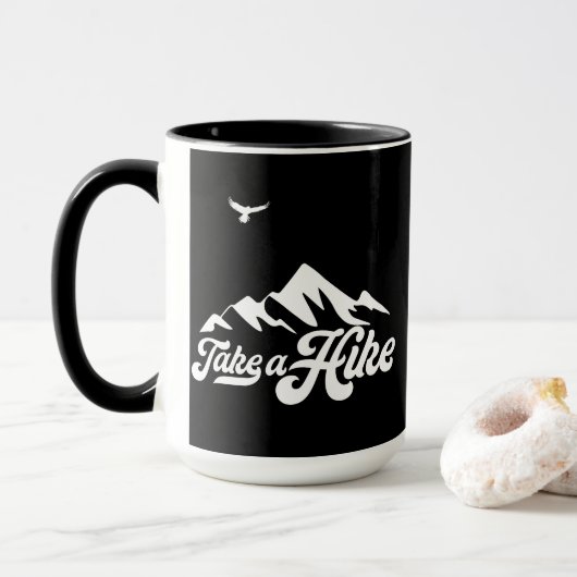 Kaffeetasse Take A Hike (Mit Donut)