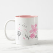 Kaffeetasse-Tasse der Mutter Tages Zweifarbige Tasse (Links)