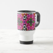 Kaffeetasse Tassen mandala Blütenrosa Geschenk (VorderseiteRechts)