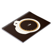 Kaffeetasse-Taucher Notizblock (Linke Seite)