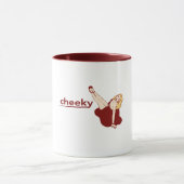 Kaffeetasse - unverschämtes Mädchen (Zentrum)