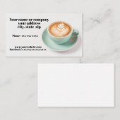 Kaffeetasse Visitenkarte (Vorne/Hinten)