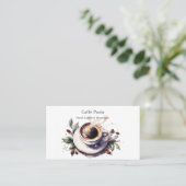 Kaffeetasse Visitenkarte (Stehend Vorderseite)
