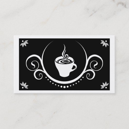 Kaffeetasse Visitenkarte (Vorderseite)