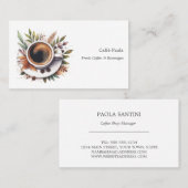 Kaffeetasse Visitenkarte (Vorne/Hinten)