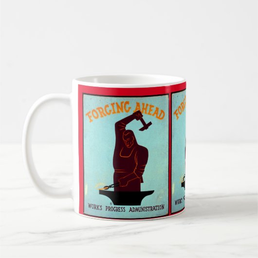 Kaffeetasse 'Vorwärts kommen' (Links)