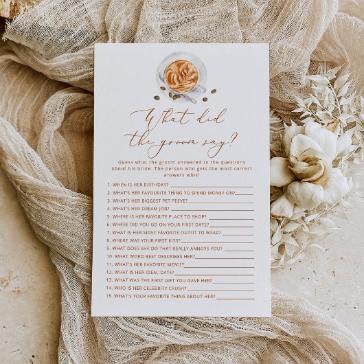 Kaffeetasse Was hat der Bräutigam gesagt Brautpart