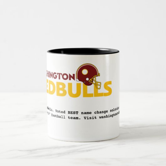 Kaffeetasse Washingtons Redbulls (Mittel)