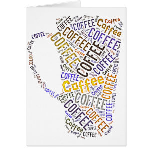 Kaffeetasse Wortkunst