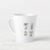 Kaffeetasse zuerst milchtasse (Linke Ecke)