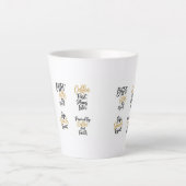 Kaffeetasse zuerst milchtasse (Vorderseite)