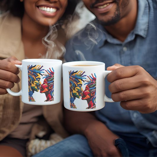 Kaffeetasse zum Feiern der Kunst des Quiltens