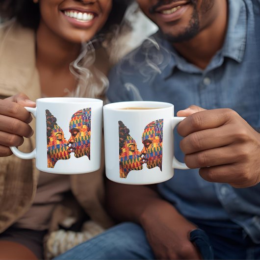 Kaffeetasse zum Feiern der Kunst des Quiltens
