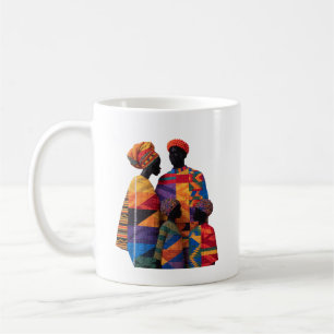 Kaffeetasse zum Feiern der Kunst weiblicher Quilte