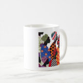 Kaffeetasse zum Feiern der Kunst weiblicher Quilte (VorderseiteRechts)
