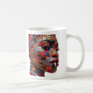Kaffeetasse zum Feiern der Kunst weiblicher Quilte