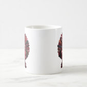 Kaffeetasse zum Feiern der Kunst weiblicher Quilte (Mittel)