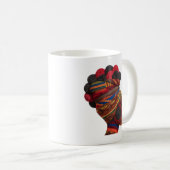 Kaffeetasse zum Feiern der Kunst weiblicher Quilte (VorderseiteRechts)