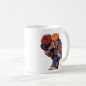 Kaffeetasse zum Feiern der Kunst weiblicher Quilte (VorderseiteRechts)