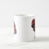 Kaffeetasse zum Feiern der Kunst weiblicher Quilte (Mittel)